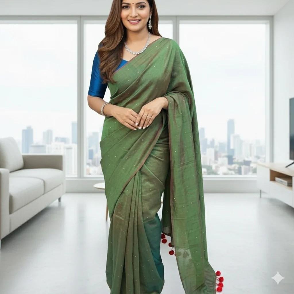 Peace Silk Saree